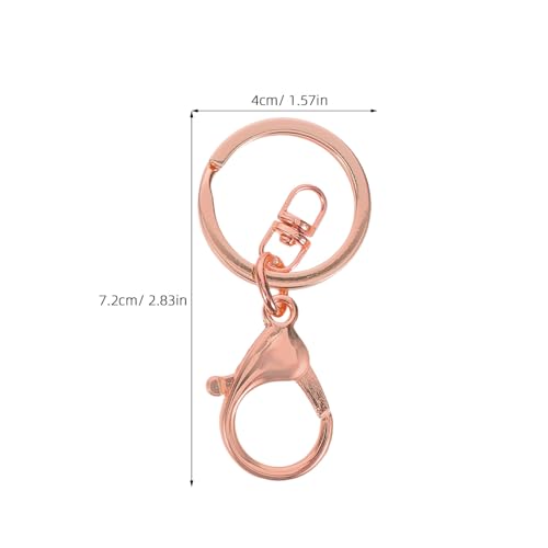 Fermoirs lobster en métal : 20 mousquetons robustes et pivotants multi-couleurs