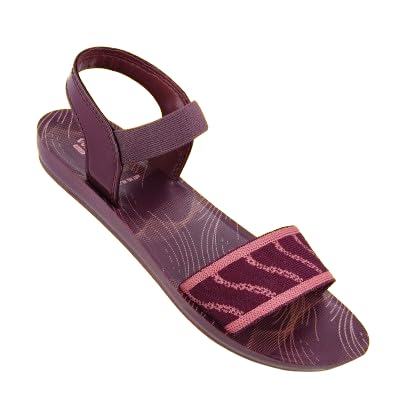 WALKAROO WL2702 Womens Fashion Sandals for Casual Wear & Regular Use - Dark Grape (B0CTQXQY68) Amazon Price History, Amazon Price Tracker