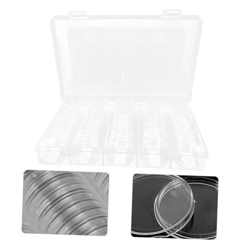 Set de estuches para monedas con cojines internos transparentes miniatura 7