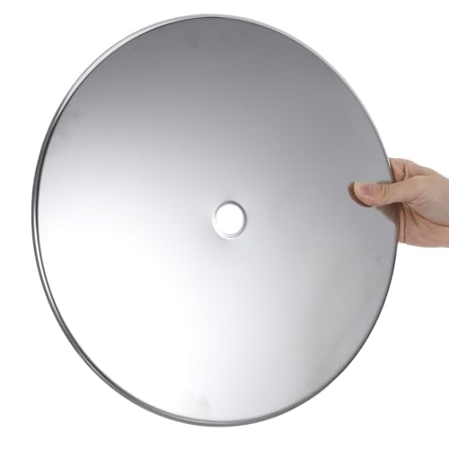 Placa de inducción Amosfun redonda protectora de acero inoxidable 5