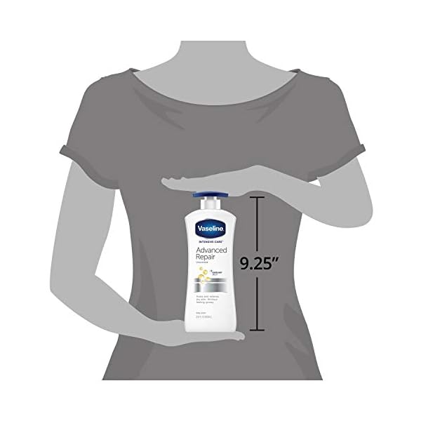 Vaseline Intensive Care Body Lotion for Dry Skin Advanced Repair Unscented Lotion Made with Ultra-Hydrating Lipids and…