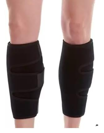 Calf Support Brace 2 PACK Adjustable Shin Splint Compression Wrap Sleeve for Pain Relief, Hiking, Training, Men Women XL-image-41