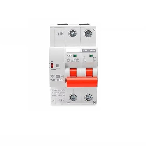 Disjoncteur WiFi intelligent 63A et interrupteur temporisé avec télécommande connectée