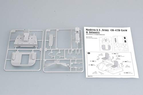 Trumpeter 00415 Kit de modélisation Modern U.S. Army CH-47D Crew & Infantry