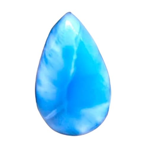 Larimar cabochon poire 24x14mm pour créer vos propres bagues et colliers en atelier de bricolage