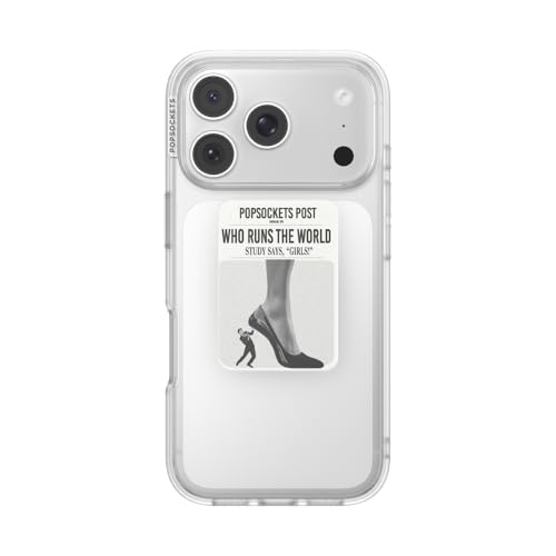 Image of PopSockets Swappable PopTop for Phone Grips, Compatible with Adhesive or MagSafe Bases - Who Runs the World