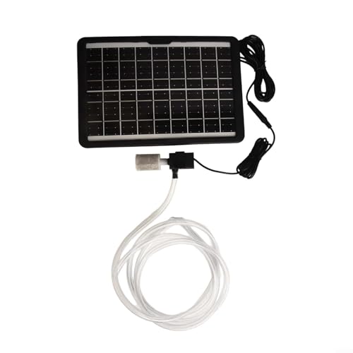 Bomba sumergible de energía solar, bomba de filtro solar de estanque de 12 V con panel solar de 6 W para acuario