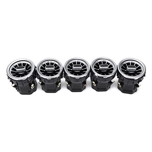 Kit Luci Ambientali LED per Bocchette D'aria Turbina 5pcs, 64 Colori per C GLC W205 2019-2021