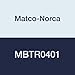 Matco-Norca MBTR0401 Malleable Reducing Tee, 3/4" x 1/4", Black