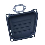 Auspuff-Vorderdeckeldichtungssatz passend for Kettensägen 064 066 MS650 MS660 Doppelanschluss-Typ Ersatzteil