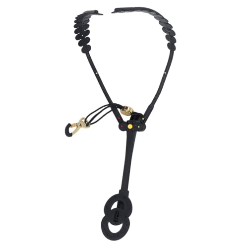 Luatoxry Saxophone Neck Strap, Double Shoulder Alto Sax Neck Strap, 360 Degree Swivel Tenor...