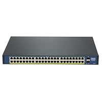 Davuaz – Davuaz Gigabit-PoE-Switch mit 48 PoE+-Ports und 2 Gigabit-SF