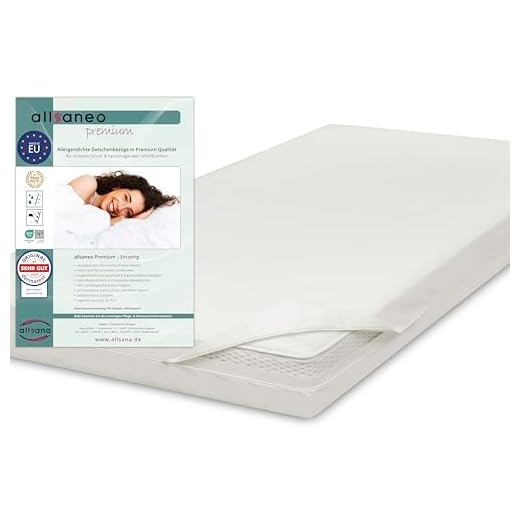 Dreamzie - Matratzenschoner 160 x 200 cm Wasserdicht - Atmungsaktive Matratzenauflagen 100% Baumwolle - Matratzen Topper Anti-Allergisch, Anti-Milben & Hygienischer - 15 Jahre Garantie 8 allsaneo Premium Encasing Matratzenbezug 160x200x24 cm, Allergiker Bettwäsche extra weich und leicht, Anti-Milben Zwischenbezug für Matratze