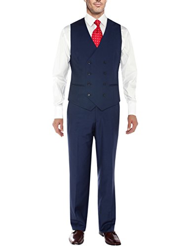 Salvatore Exte Men's Vested Three Piece Suit Blazer Jacket Dress Vest Plus Pant3