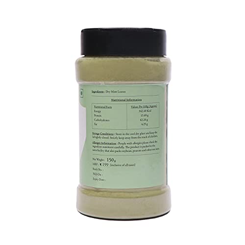 Image of Malikaz' The Royale Taste Mint | Pudhina Leaf Powder, 150 g