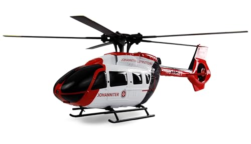 Hélicoptère miniature Amewi Johanniter H145 haute fidélité avec émetteur 6 canaux