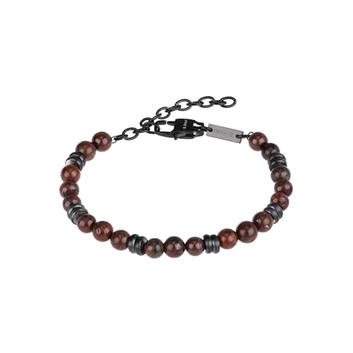 Breil Gioiello TJ2883 collezione ARTHA, BRACCIALI da UOMO in ACCIAIO colore GRIGIO misura 22 con DIASPRO