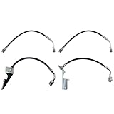 TRQ Brake Hose Set Compatible with 2005-2009 Buick LaCrosse 2004-2008 Pontiac Grand Prix