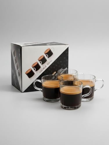 Borosilikat Cam Bardak Seti, Isıya Dayanıklı Espresso Bardağı, 150 ml, 4'lü - Görsel 7
