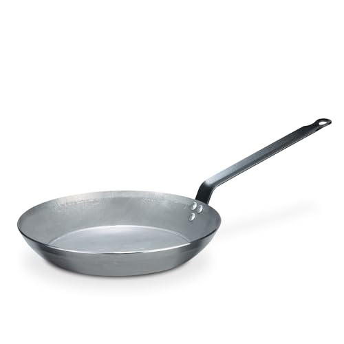 GSW 860512 GastroTraditionell Lyoner Eisen Pfanne - 28cm, Grau