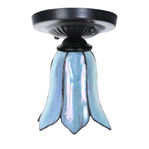 Plafonnier Tiffany haut de gamme au design Art Déco géométrique noir