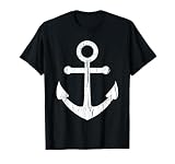 Vintage Boat Anchor T Shirt Nautical Sailing Mens, Boys Gift T-Shirt