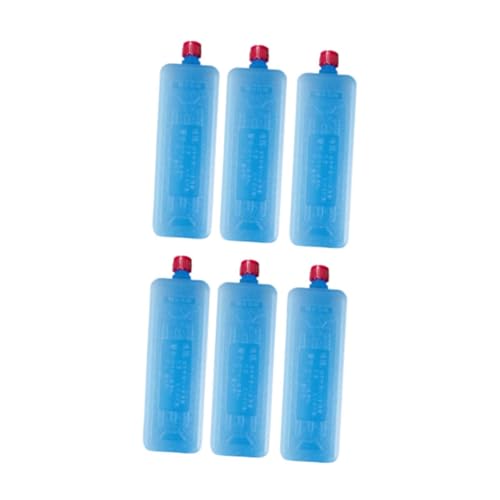 Oshhni 6 Bloques de Hielo para congelar, Ligeros y Reutilizables, Ideales para Acampar, picnics, Playa y Actividades al Libre.