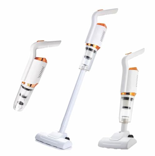 LoLek Aspirapolvere senza fili portatile: pulizia senza limiti per pavimenti, mobili, pareti e auto - Batteria integrata, accessori per divani, estensori per pavimenti, spazzola per tappeti e arazzi