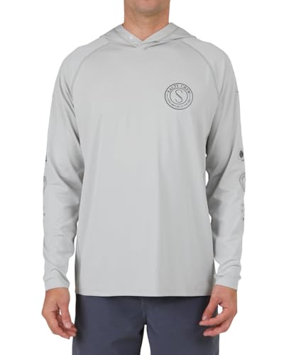 Salty Crew Palomar Perforated Surf Hoody - Performace Long Sleeve, UPF50 - Beach Lifetsyle Apparel - Main Image