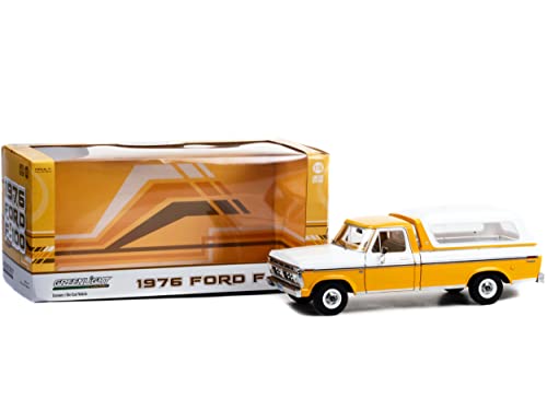 Camionnette Ranger de collection 1976 Greenlight 13621 jaune chromé blanc Wimbledon 1/18 - 2