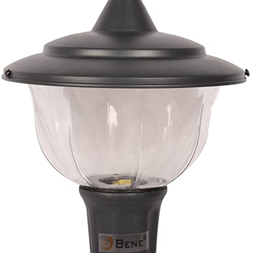 Image of BENE Aluminium Round Adam Garden Light 27 Cm Clear, Grey, Pack of 2 Pc
