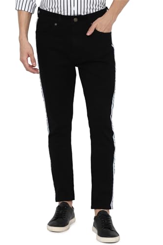 Image of FOREVER 21 Mens Solid Slim Fit Slim Fit Jeans
