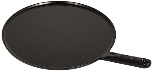 Staub 1213023 Poêle à Crêpes Noir Manche Fonte 30 cm