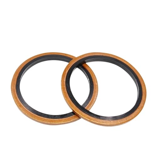 Joint de rondelle M6 bague d'étanchéité caoutchouc JB982 pour réparation et serrage 10PCS