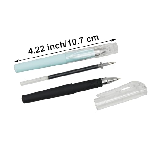 Bolígrafos mini bolsillo 10 piezas tinta negra miniatura 2