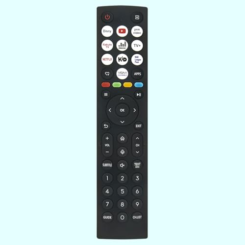 Télécommande vocale ERF2AA36 Hisense 43E7NQTUK 55E7NQTUK 65E7NQTUK