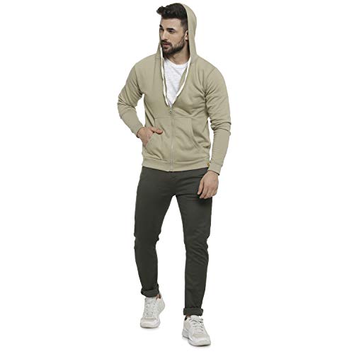 Image of CAHOOT Full Sleeve Zipper Hoodie for Men