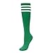 Produktbild CHIC DIARY Kniestrümpfe Damen Mädchen Fußball Sport Socken College Cheerleader Kostüm Strümpfe Cosplay Streifen Strumpf