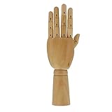 Articulaciones móviles: la mano está dividida con articulaciones de dedo y muñeca movibles, y se puede manipular fácilmente en innumerables posturas.