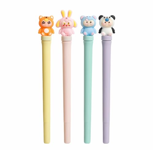 Image of Cartoon Animal Ball Pen Set of 1 | Smooth Writing Cute Stationery for Boys & Girls