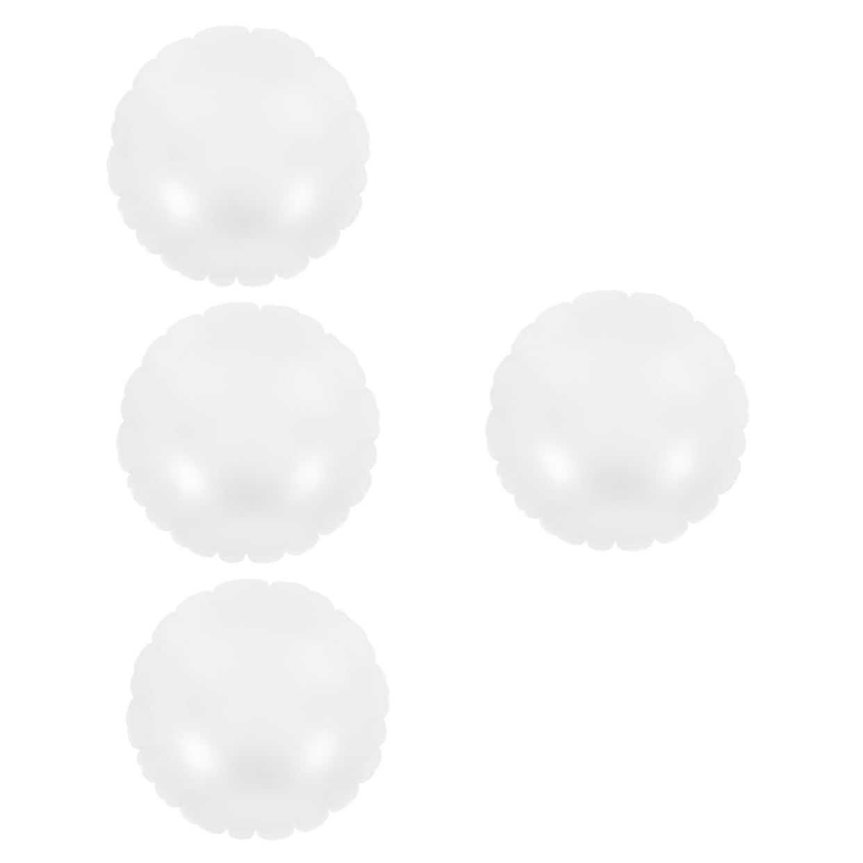 VOSAREA 4pièces Coussin Gonflable Transparent pour Voyage Oreiller Décoratif Portable pour Camping Et Utilisation Voiture