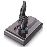 DTK Battery Replacement for Dyson V7 SV11 Handheld Vacuum Cleaner 21.6V 4000mAh Motorhead Pro Trigger Animal Car+Boat Absolute Fluffy Mattress Extra