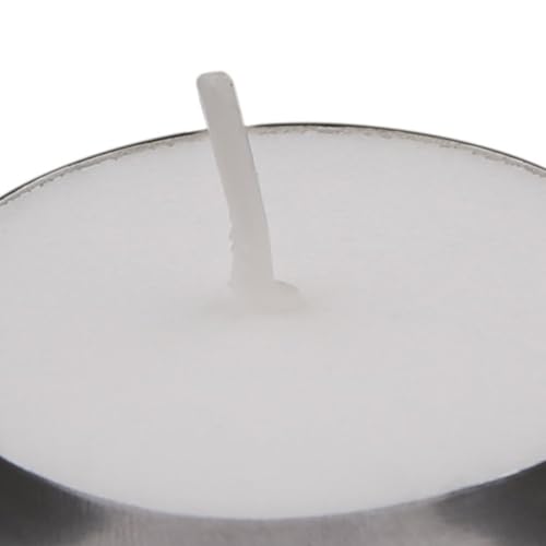 Image of Amazon Brand - Solimo Wax Tealight Candles (Set of 100, Unscented)
