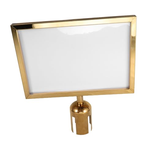 Support de panneau acier inoxydable double face ULTECHNOVO pour signalisation extérieure résistante