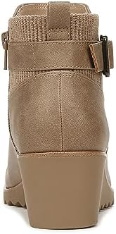 LifeStride Womens Zayne Chelsea Wedge Ankle Booties Mushroom Brown 9.5 W Review | Image 5