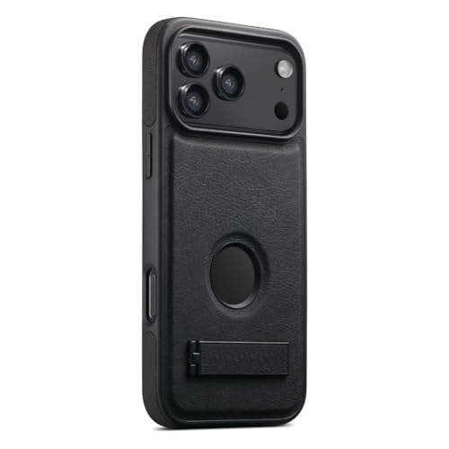 Housse cuir iPhone 17 Pro haut de gamme antidérapante style business chic et épuré