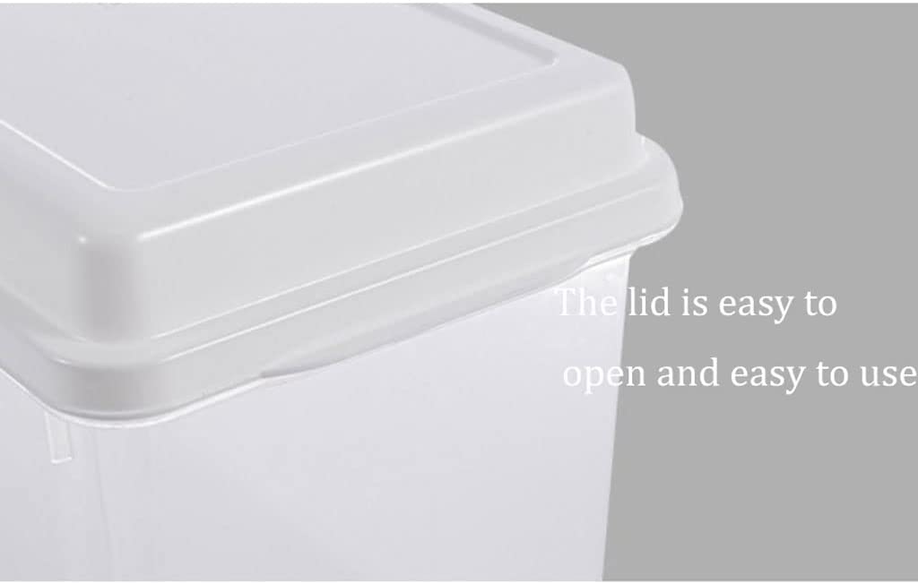 LIOONS Quadratischer Brotkasten, transparenter Kunststoff-Brotkasten mit Deckel, Kühlschrank-Frischebox, Brotaufbewahrung, Haushalt, große Kapazität