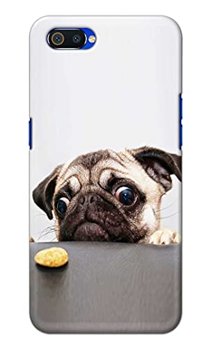 Image of PRINTFIDAA� Printed Hard Back Cover Case for Realme C2 | Oppo A1K Back Cover (Pug Dog) -2808
