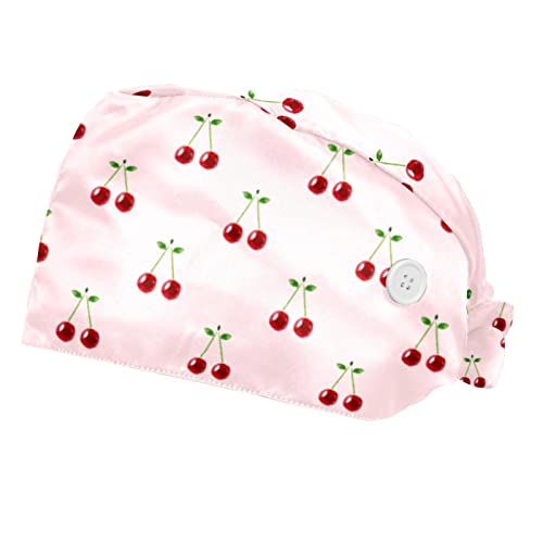 Casquettes de travail respirantes à cerises JDEZ pour une fraîcheur totale en cuisine