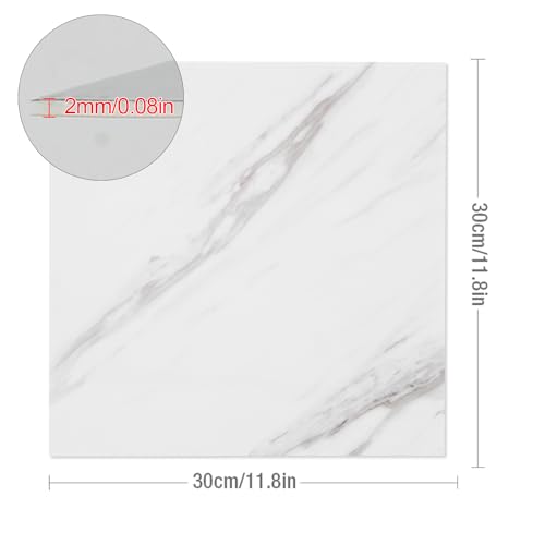 Pvc-vloerbedekking, zelfklevende tegels, 22 stuks, 30 x 30 cm (2 m²), zelfklevende vinyltegels, betoneffect, antislip, waterdicht, oliebestendig, snijbaar, vloerstickers voor slaapkamer, keuken - Image 4